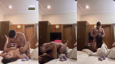Lusty hot girl seduced handsome hunk guy romantic